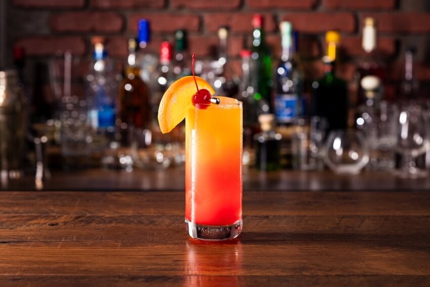 Tequila sunrise opskrift